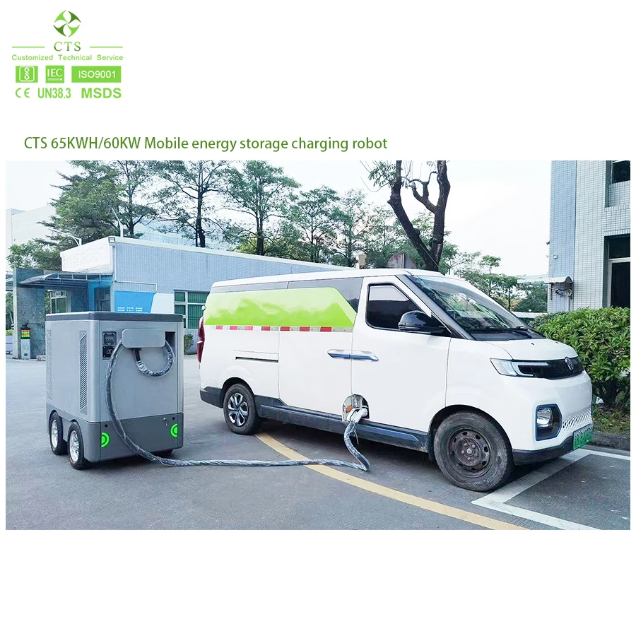 DC 40/60kw electric charger for EV car 60kW with 65kWh battery mobile ev charging station	portable ev charger