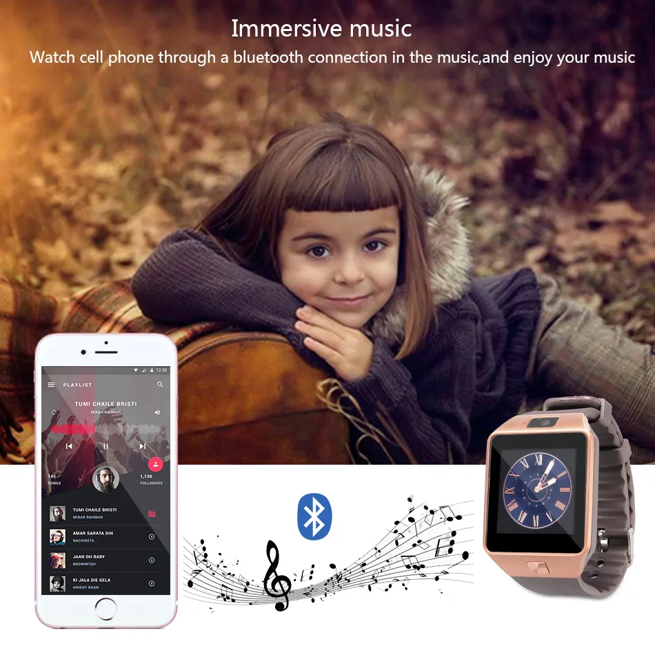  Умные часы DZ 09 Reloj Smartwhatch Phone Whach Blue tooth Smar умные Dz09 со слотом для