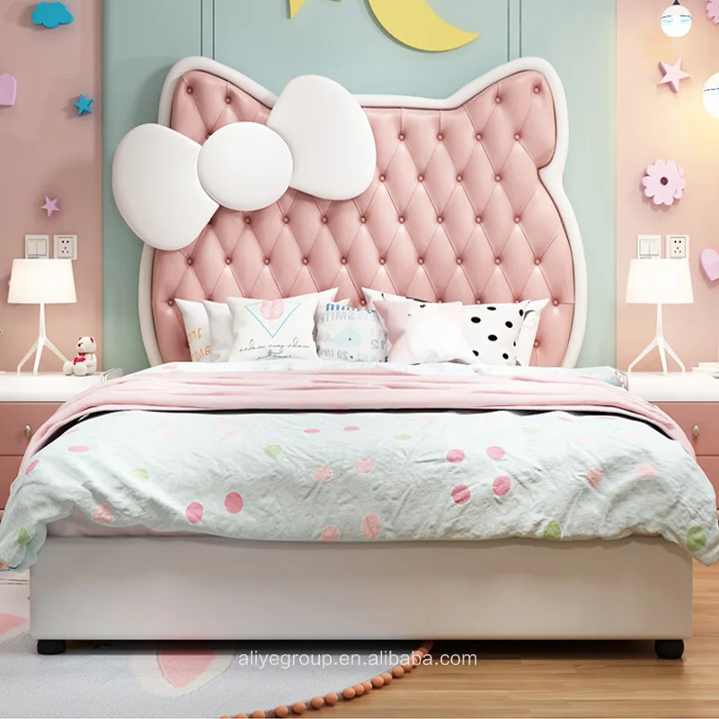 2020 Foshan factory good price children hello kitty bedroom furniture set