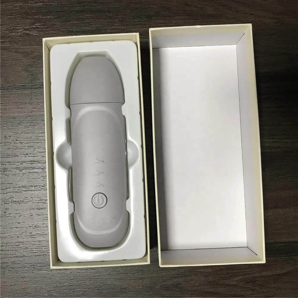 Water peeler Cleaning Face Skin Scrubber Home Use Skin Blackhead Remover Cleaner Ultrasonic Facial Skin Scrubber  OEM