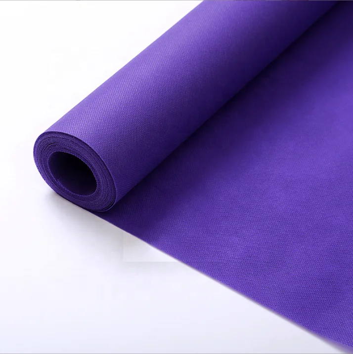 Environmentally friendly recycled polyester spunbonded non-woven shopping bags recycled materials are not woven make cloth rolls