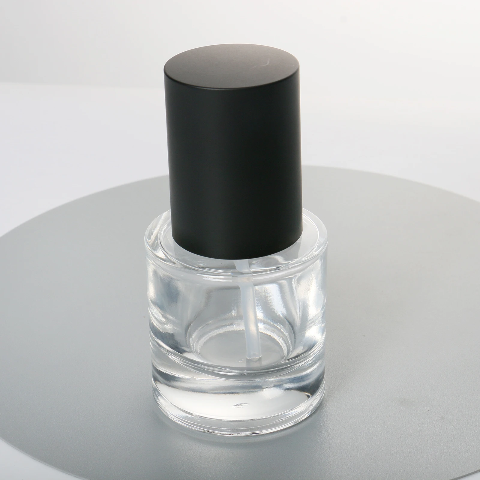 Wholesale Cylinder Thick Bottom Frosted Glass Bottle Skincare Packaging Lotion Hair Body Oil Bottle Toner Pump