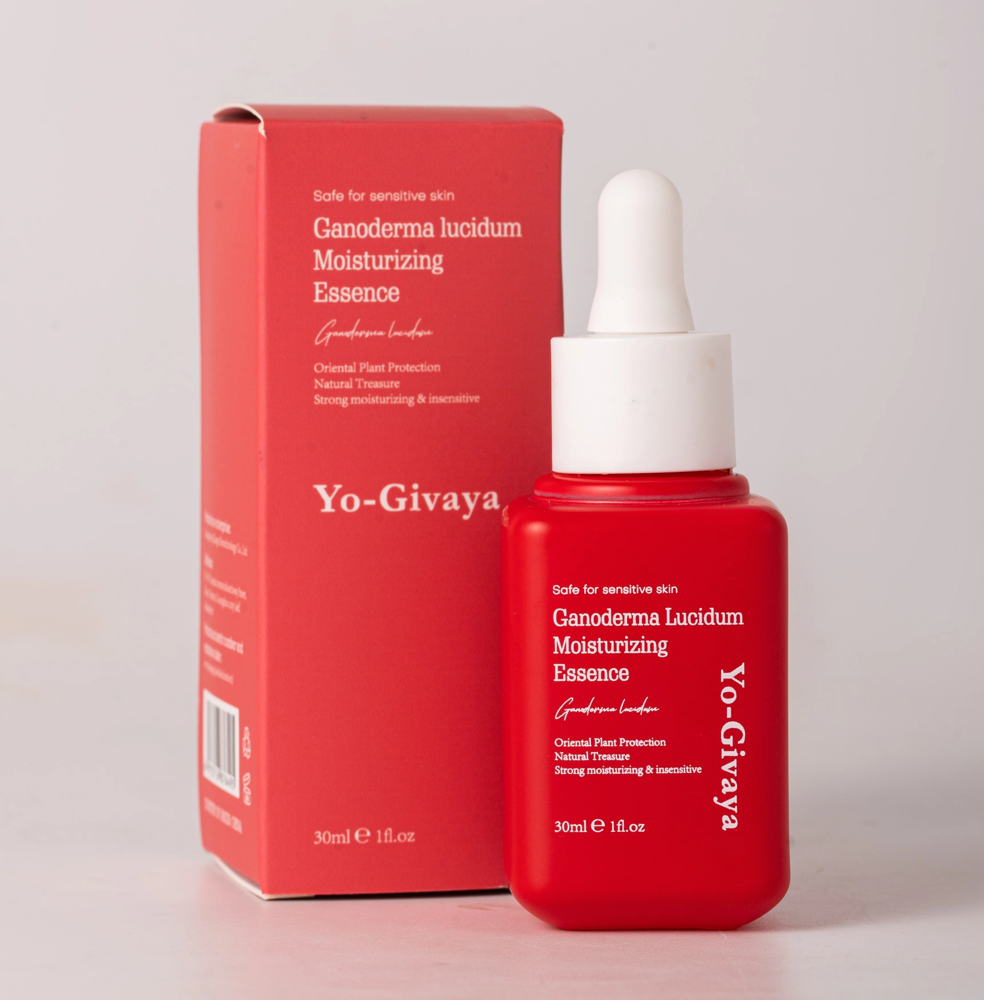 Factory Custom Ganoderma Lucidum Moisturizing Serum Calming Hydration Booster Serum Face Repair Serum Liquid Vitamin C Female