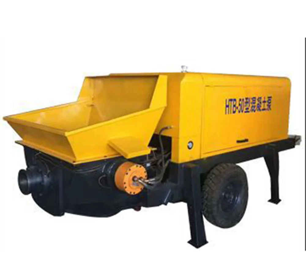 Top popular automatic mini concrete pump with mixer mortar cement conveyer concrete pump machine from China