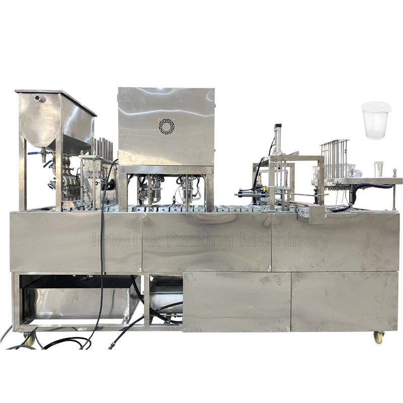 Factory Price 4 Lines Automatic Plastic Drinking Cup Water Filling Sealing Machine