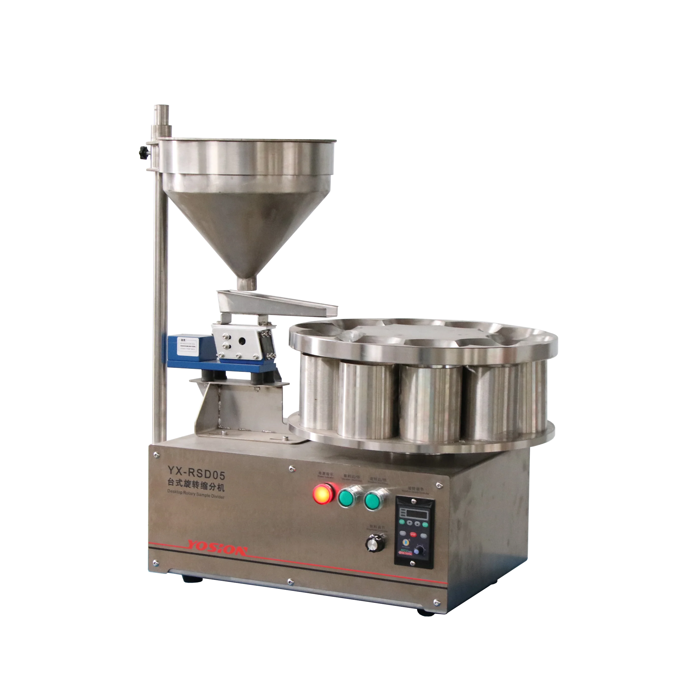 High Efficient Laboratory Desktop Wet Rotary Sample Divider for Mineral Sample Splitter