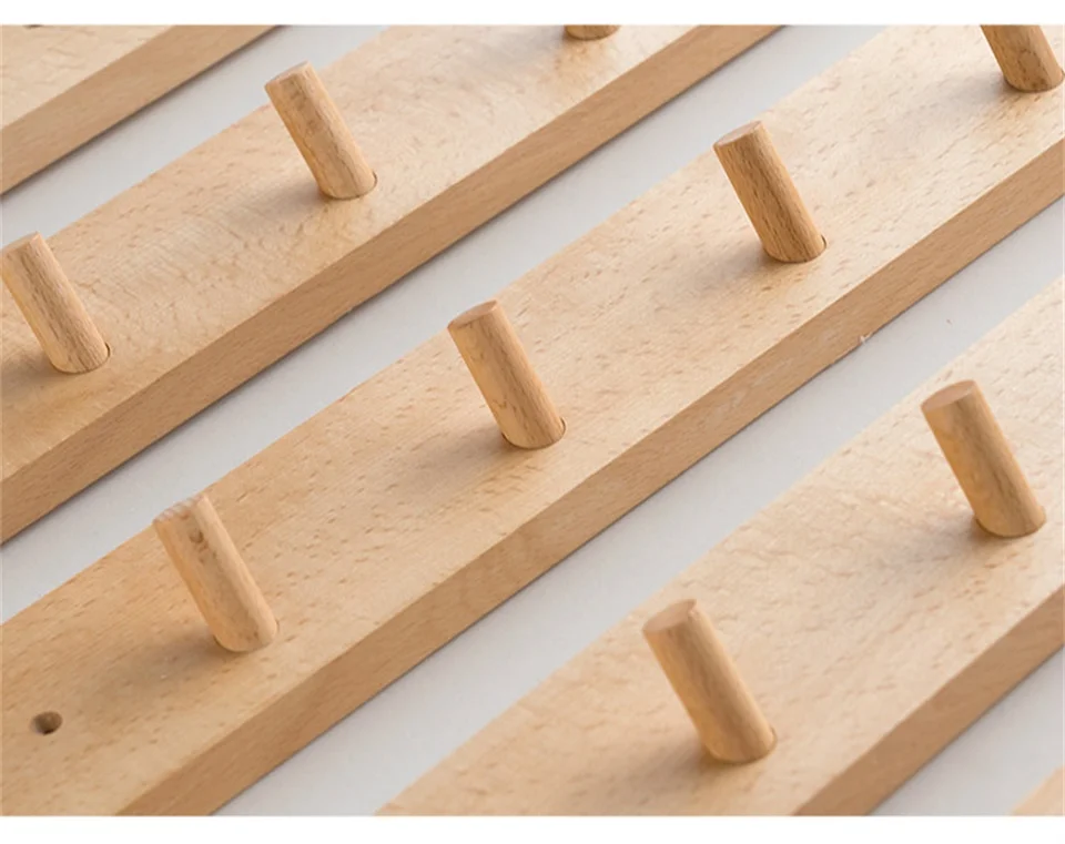 Log Coat Natural Wooden Wall Hanger Hook Hat Clothes Bag Rack Storage Shelf Key Holder Organizer Hook for Hanging Hook