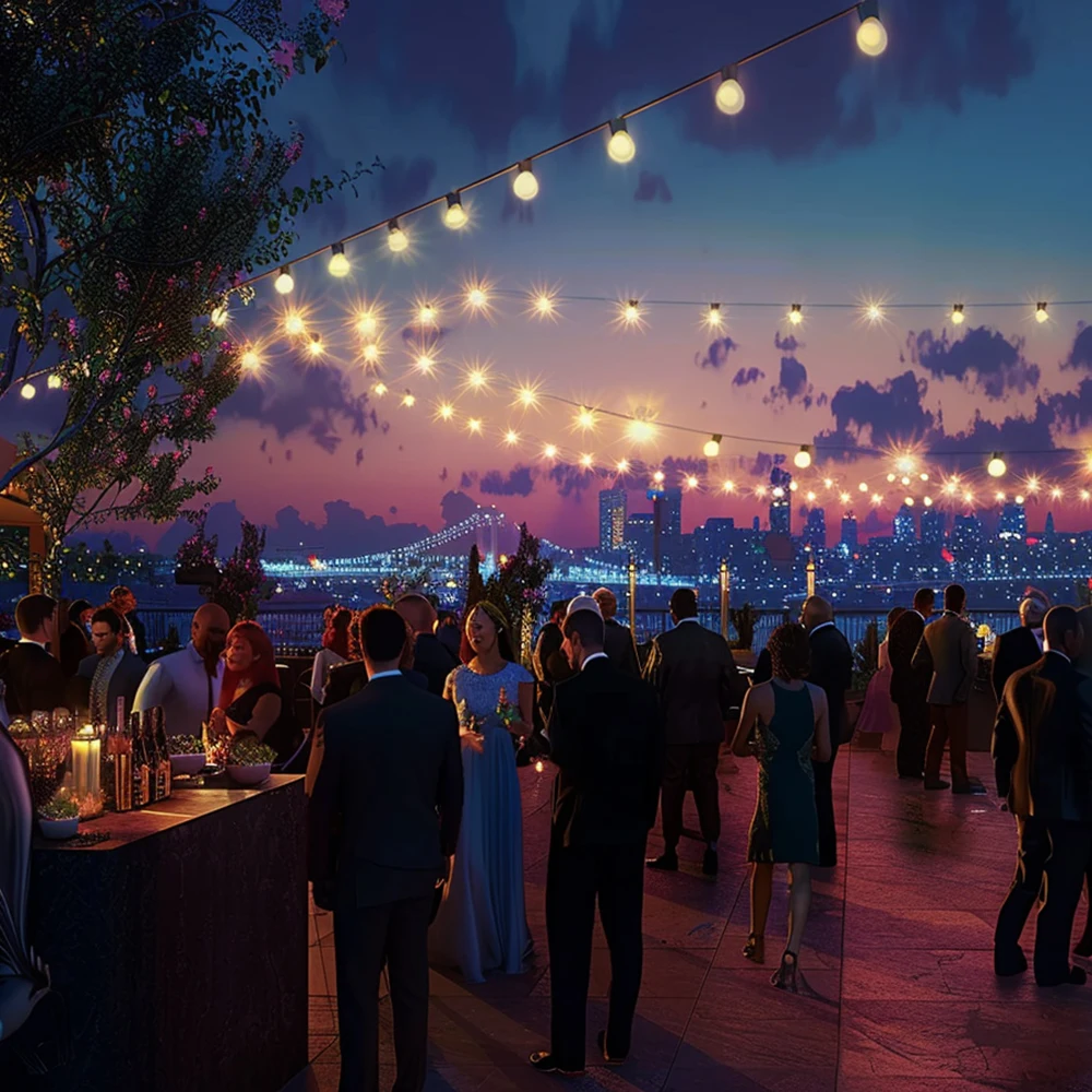 IP65 Rated LED String Lights Garden Camping Christmas string led lights Included LED Light Strings Outdoor Applications