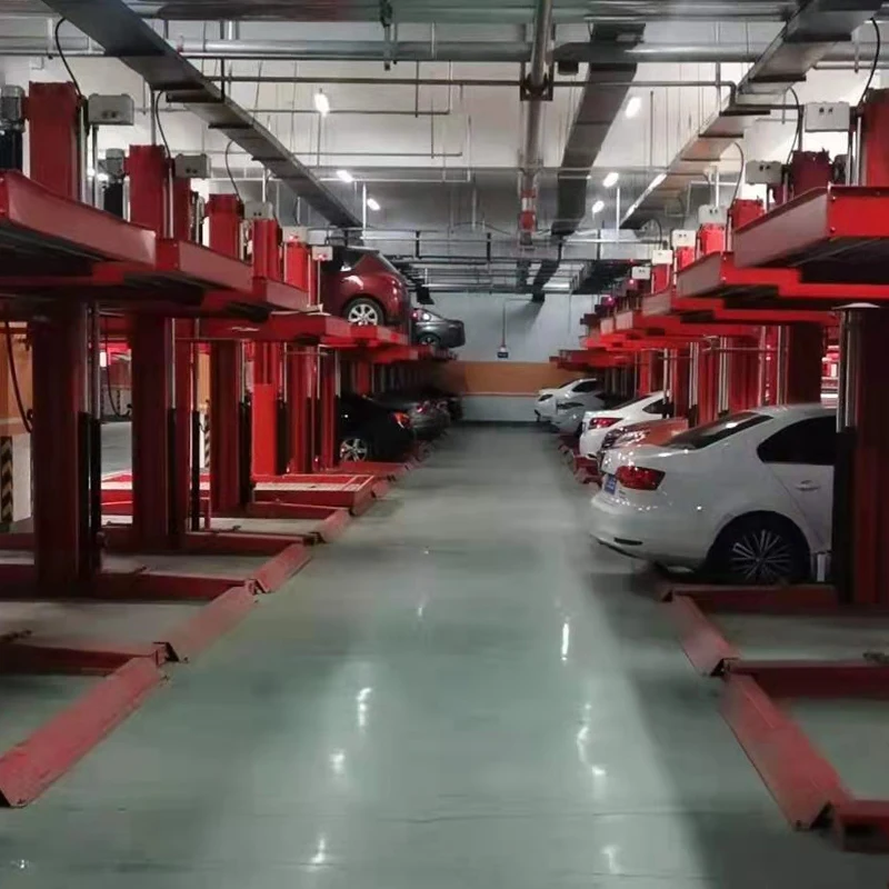 Manufacturer Promotional Car Lift Parking Equipment Hydraulic Parking Lift 6 Cars