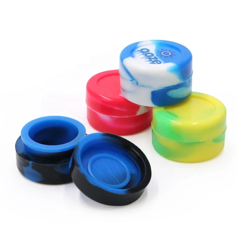 Factory Direct selling Cheap Price High Quality Bulk Custom Logo 5ml Hot Sale Silicone Jars Wax Container