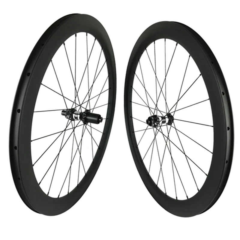TB2259 50mm Tubeless Carbon Road Bike Wheelset 25mm Carbon Wheels With DT350 V brake Hub 9x100 10x130 Race Wheelset