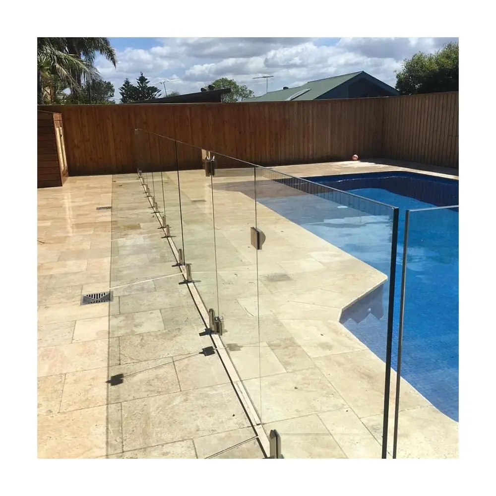 Glass Balustrade Glass Spigot 304 railing Steel Spigot vinyl railing and post used wrought iron railings for sale