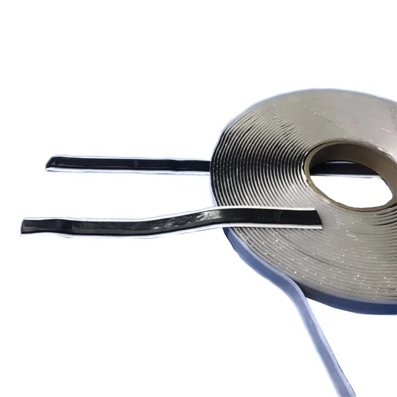 Factory wholesale self adhesive butyl two sides rubber tape mastic sealant waterproof butyl tape for metal roof and sunroof