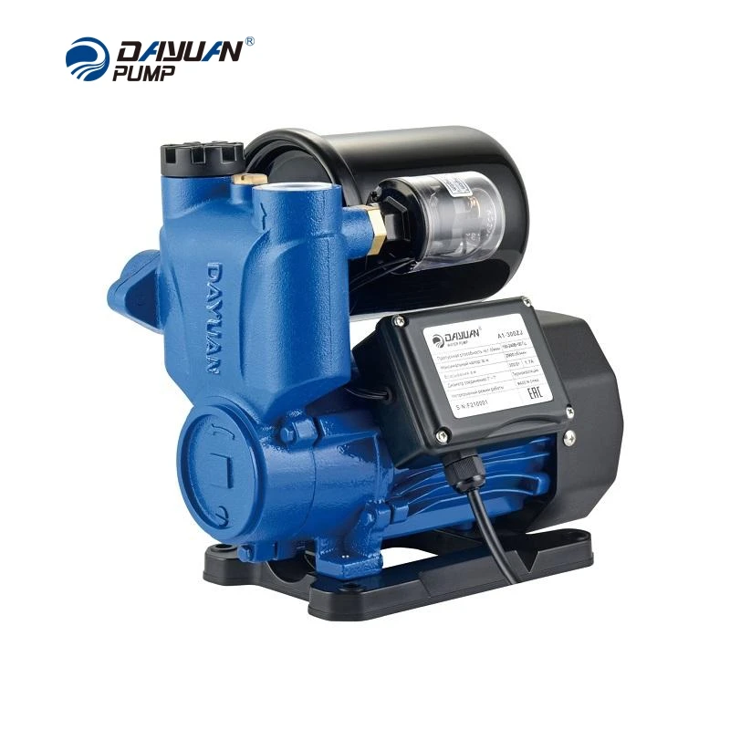DAYUAN 1.1KW 1.5HP Энергоэффективный Интеллектуальный самовсасывающий вихревой насос идеальный бытовой электрический водяной