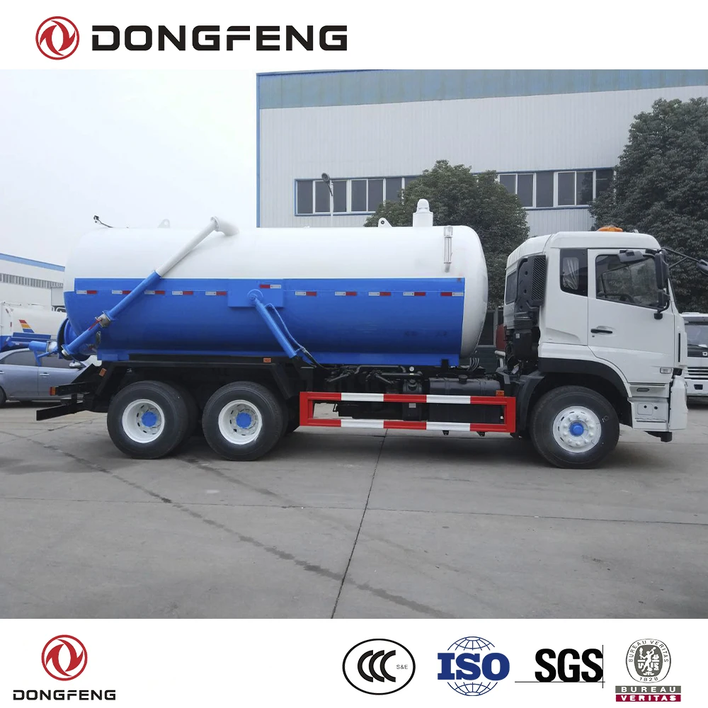 Dongfeng 6x4 RHD 15000 литровый вакуумный резервуар