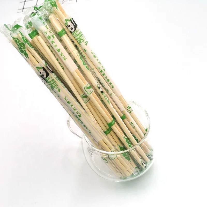 China Branded Bamboo chopsticks Portable Disposable Round Bamboo China Cutlery Chopstick