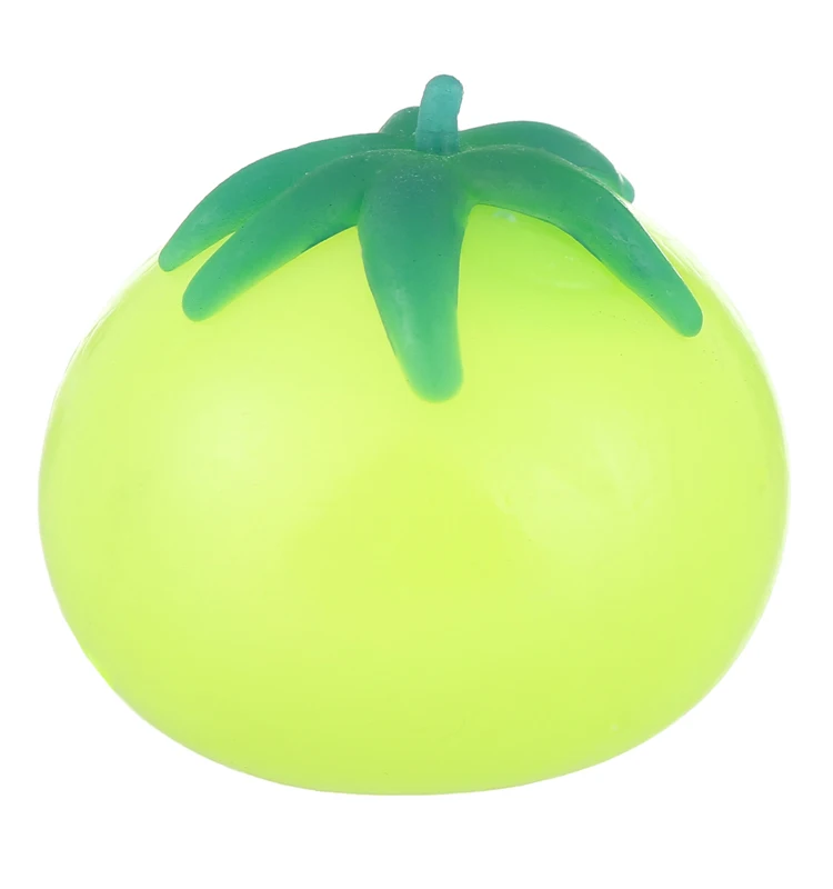 Hot Selling High Quality Funny Environmental-Friendly Colorful TPR Squishy Tomato Smash Water Ball Toy