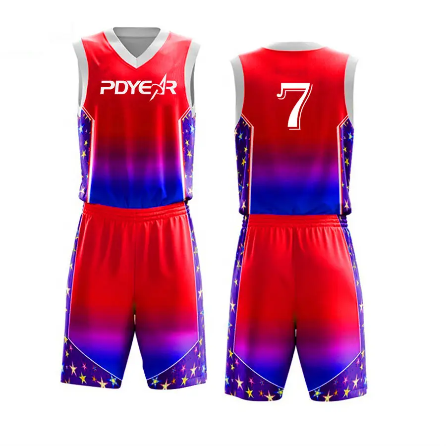 SDB-158 Factory OEM ODM custom cheap Ncaa youth quick dry 2023 best design basketball jersey