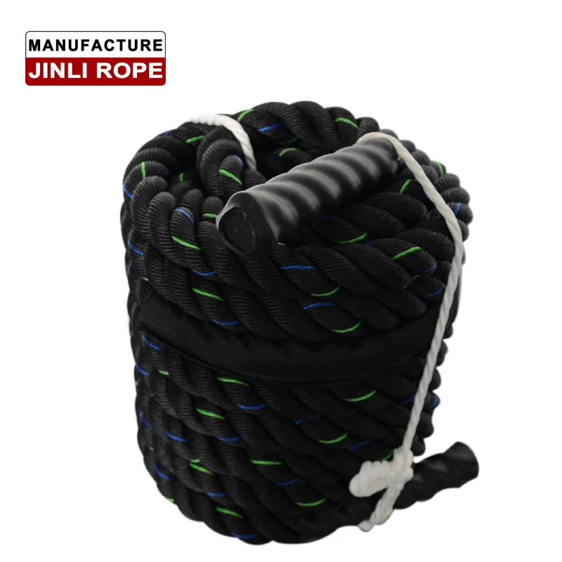 (JINLI ROPE) 38mm 9m Heavy Polyester Polypropylene Battle