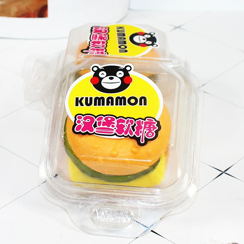 Popular Gummy Snack Fruit Gummy Candy Sweet and Sour Hamburger Gummy Candy