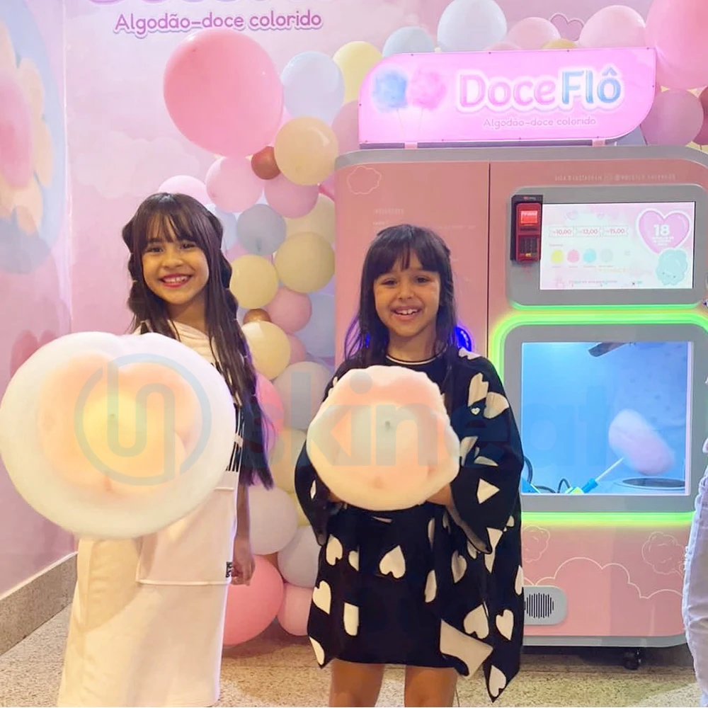 Chinese cotton candy maker flower cotton candy machine