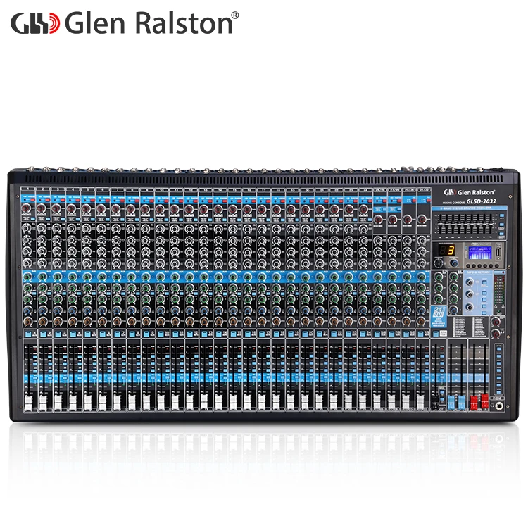 Glen Ralston GLSD-2032 Professional Dual Function Large Digital Audio Mixer