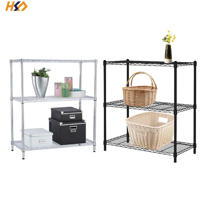 Metal Storage Wire Shelf /Rack Shelving/ Warehouse Storage Heavy Wire Racks