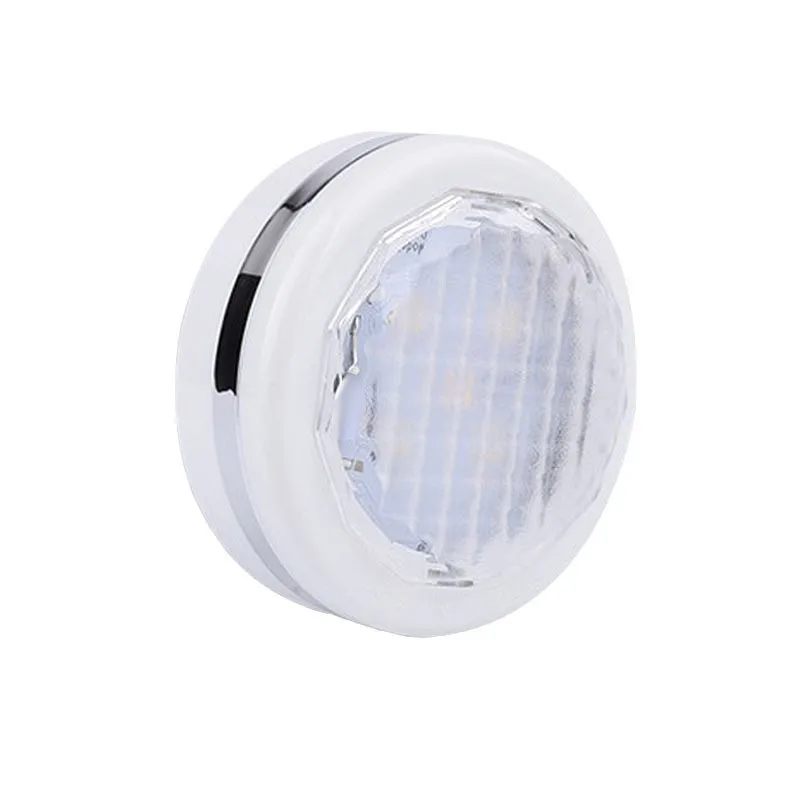 Adjustable brightness 4000K under counter puck lights for kitchen wireless puck lights with remote control