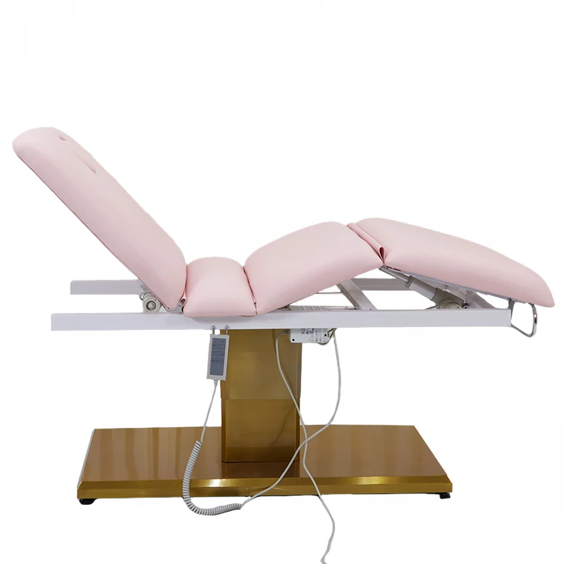 High Quality Portable Podiatry Chair Beauty Therapist Chair Massage Bed Electric Height Adjustable With Head Rest