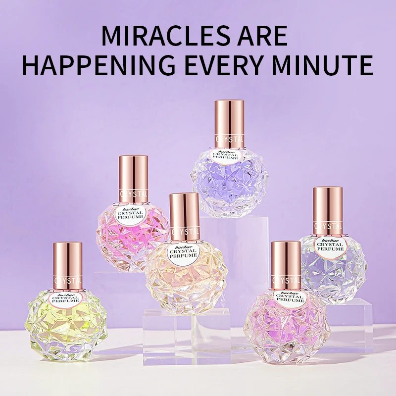 ODDIS Bright Crystal Series Parfum Classic Fruit Fragrance Body Perfume Glass Bottle Factory Price Wholesale