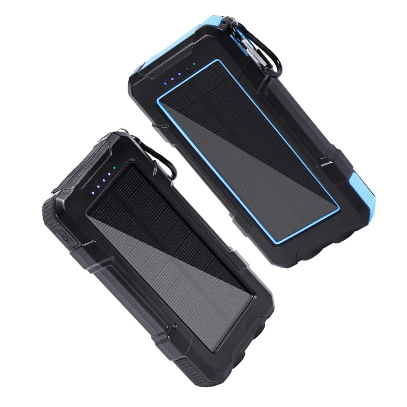 
Hotsale Solar Phone Charger Waterproof 20000mah Solar Power Bank Mobile Solar Energy Charger Protable Solar Wireless Powerbank 