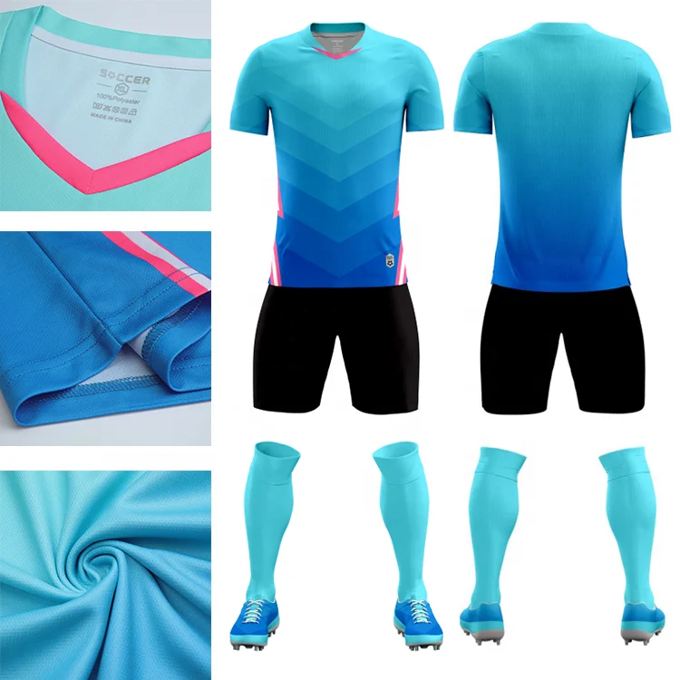 Custom Team Uniform/soccer Uniform For Men Full Dye Sublimation Uniform Sanitary Wear Stripe soccer wear brazil
