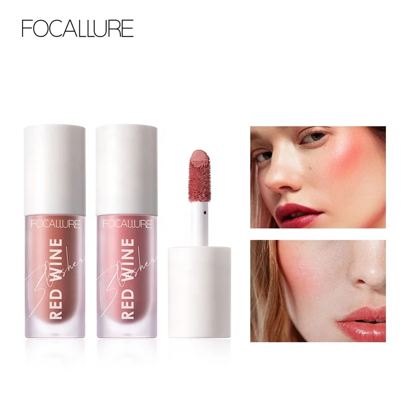 Стойкие гладкие сильно пигментированные румяна FOCALLURE FA89 цветные