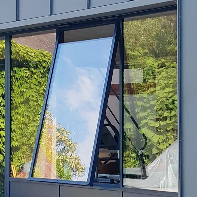 china waterproof security good price simple design double glazed light aluminum casement windows for houses