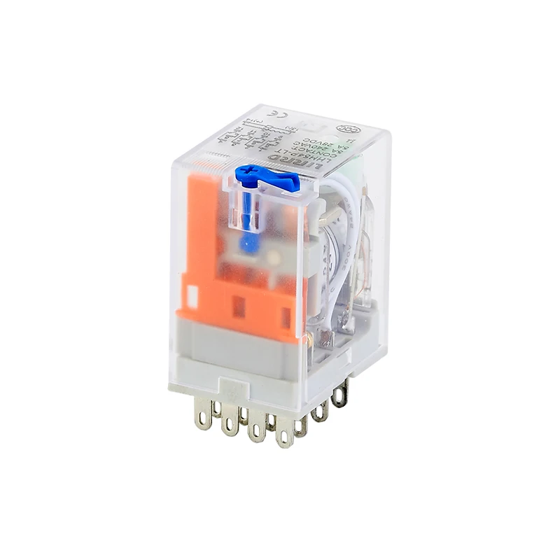 HH54P/MY4 14Pin 24V DC Coil Miniature Relay with LED Indicator and Test Button
