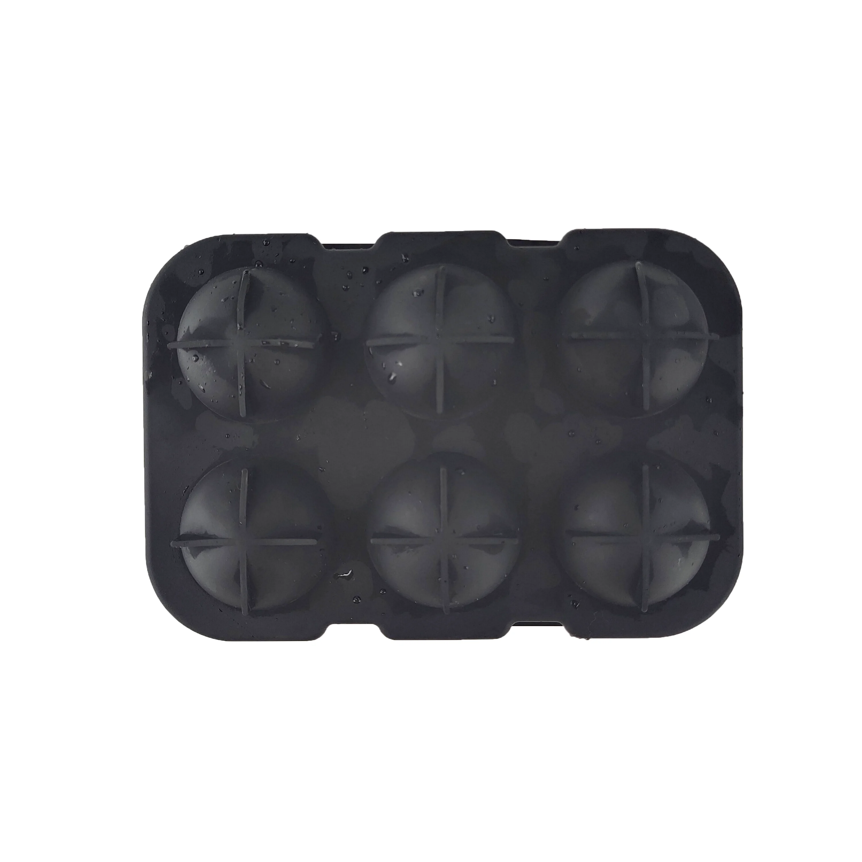 Лидер продаж, поднос для льда из пищевого силикона, для приготовления виски, круглые большие кубики льда, форма с 6 отсеками