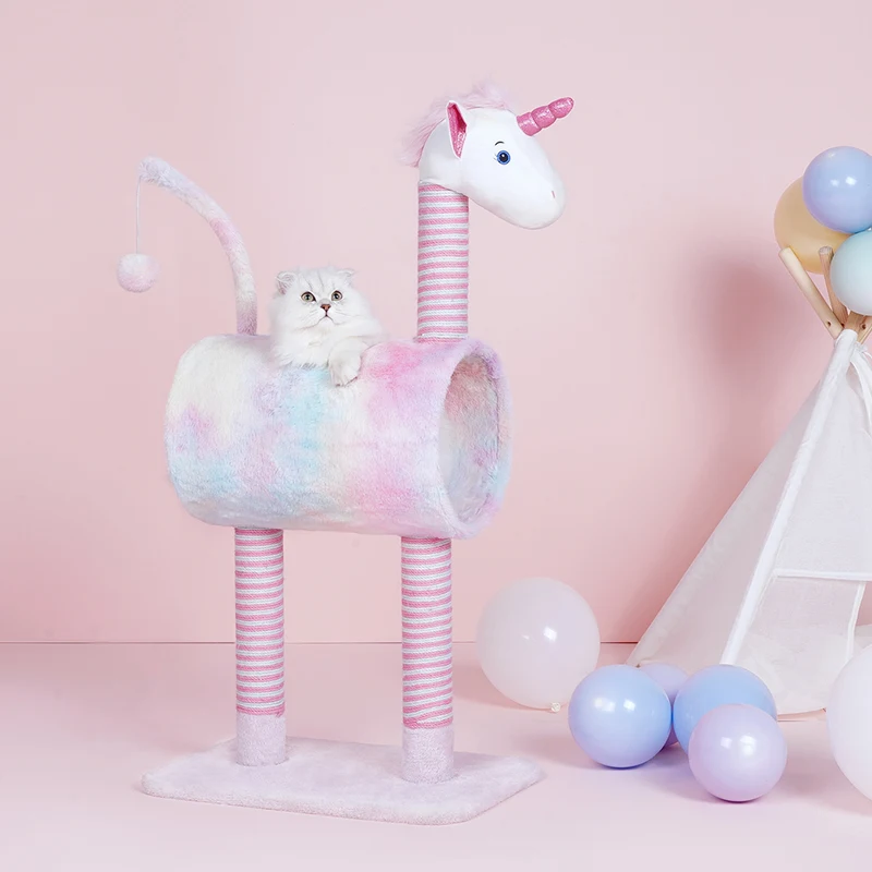 50*35*105cm Playing Cat Toys Big House High Quality Purple Cat Tree