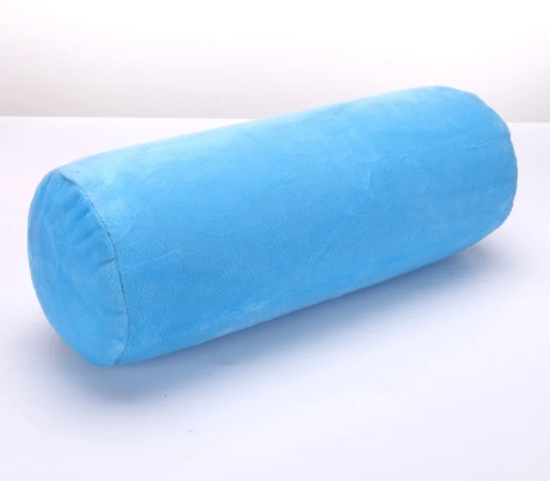 custom PVC flocking round shape back pillow outdoor travel health pillow inflatable sex positions love pillow