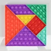 
wholesale Brain Game Tangram Digital Combination Reliever Autism Sensory Push Bubble Fidget Toys Set 