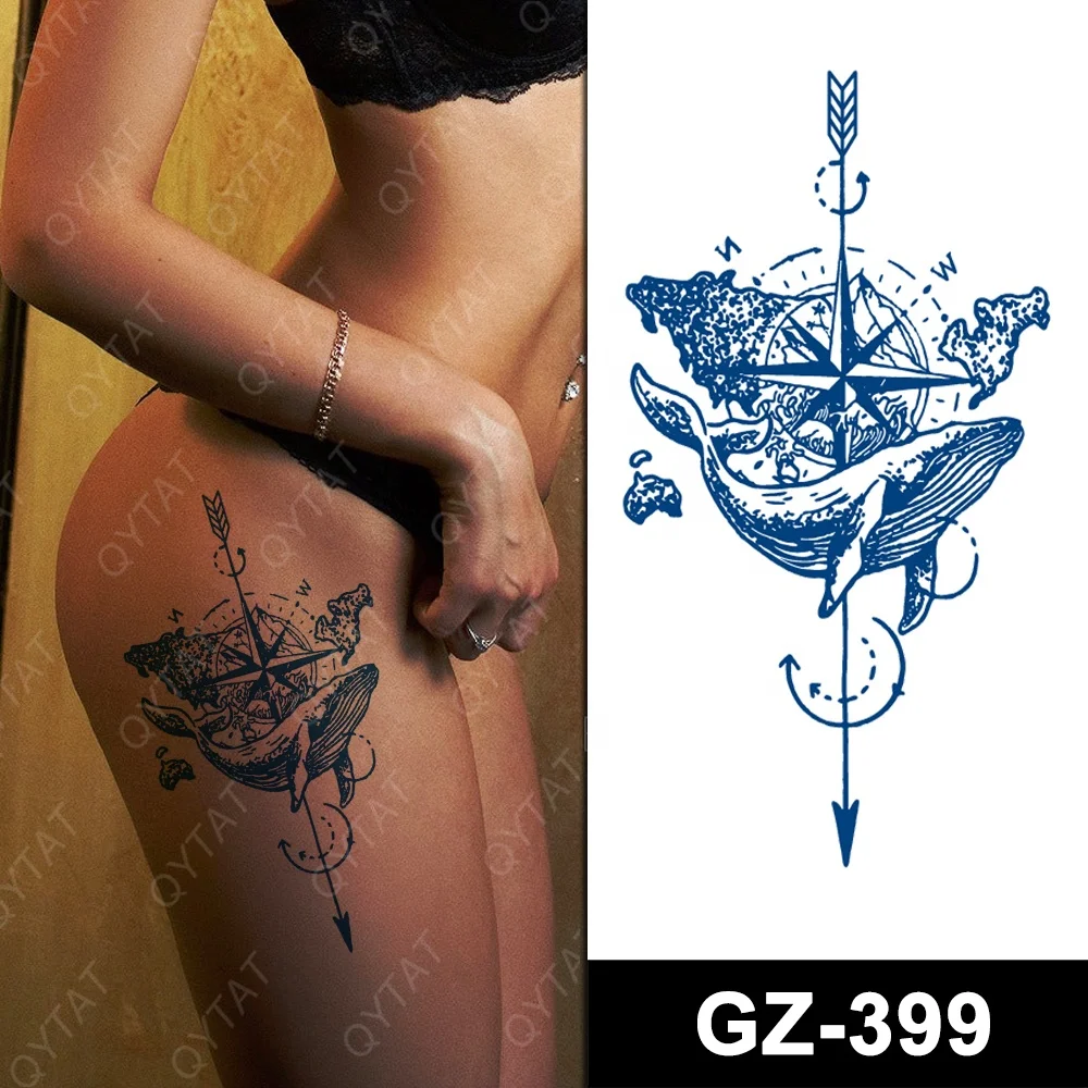 New Designs Factory Sale 100% Herb-Based Last 2 weeks Blue Genipa Semi Permanent Juice Tattoo