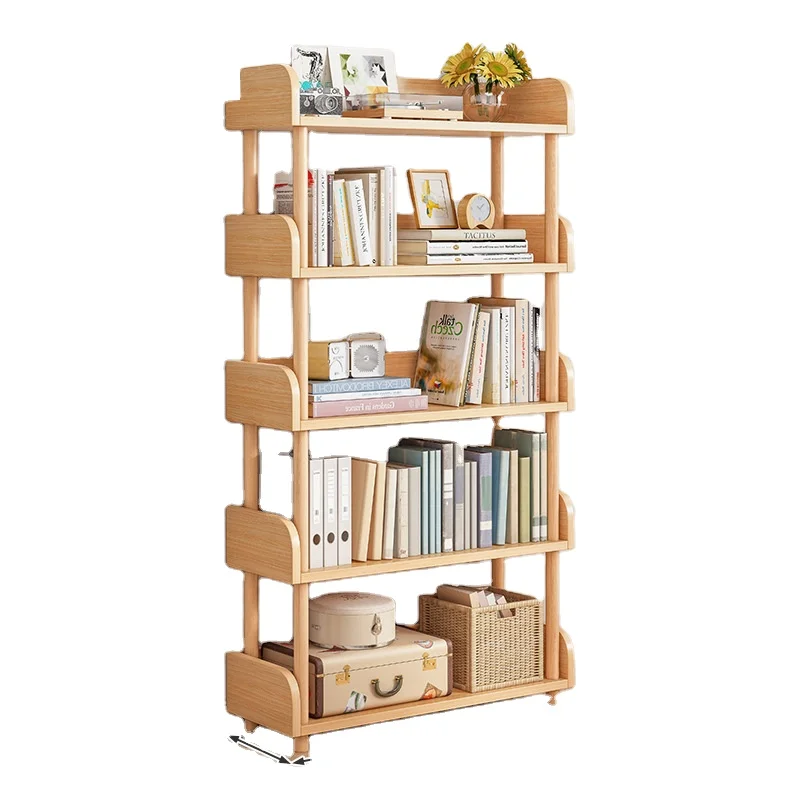 Hot selling wholesale bookshelves storage racks floor to ceiling living room display racks bookshelves bookstorage racks