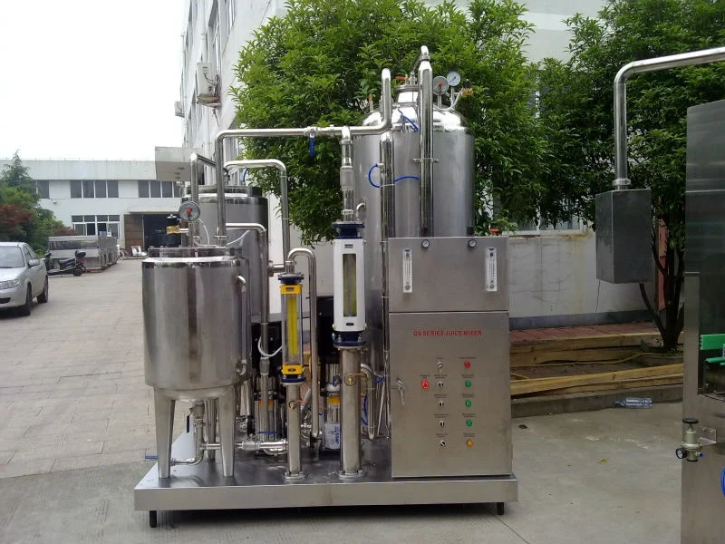 Fully Automatic 3000L/H Carbonated Drinks Mixing Machine