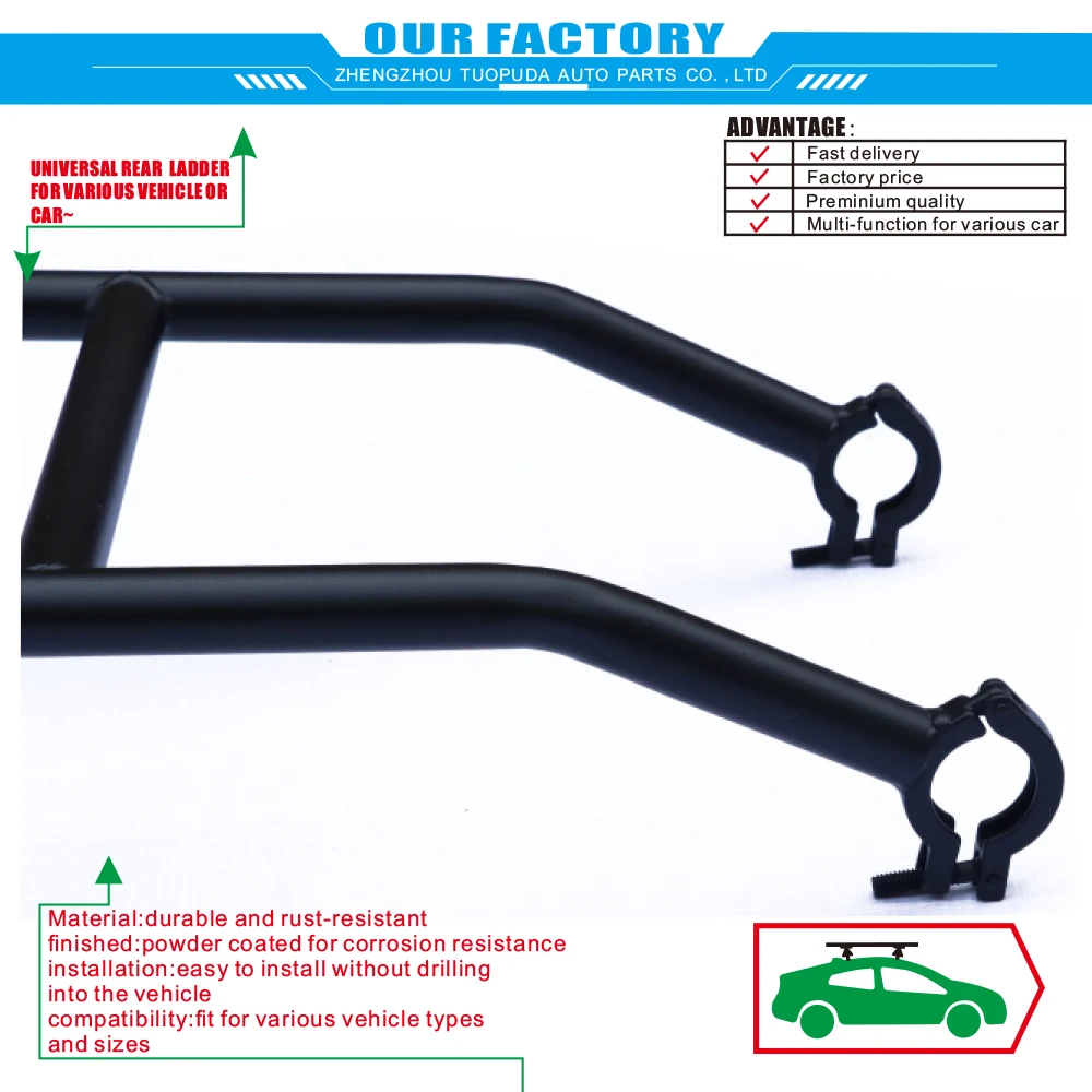 UNIVERSAL FOLDING LADDER UNIVERSAL ROOF RACKS TONNEAU COVERS Heavy Duty Roof Mounted Basket FOR UNIVERSAL CAR OR VEHICLE