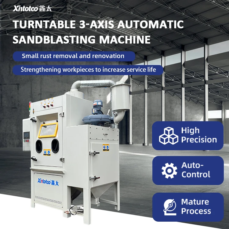 Stainless Steel Muaual sandblasting machine dust-free Rust Removal Manual sandblasting machine