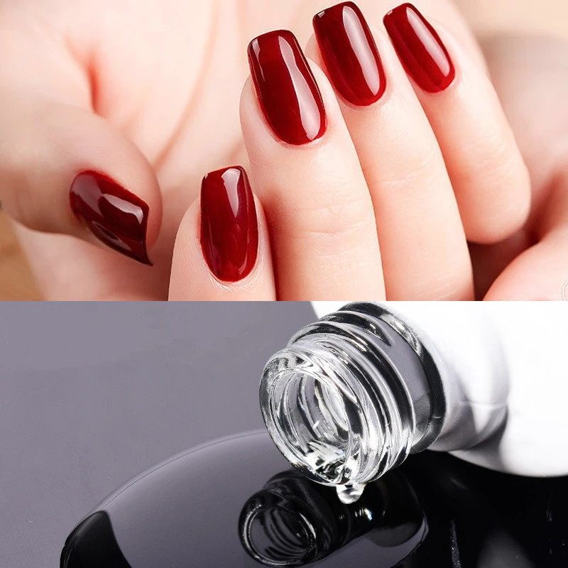 Supper Best Clear Non Toxic Steady Base Color Top Coat Long Lasting Strong Reinforce Gel For Nail Art