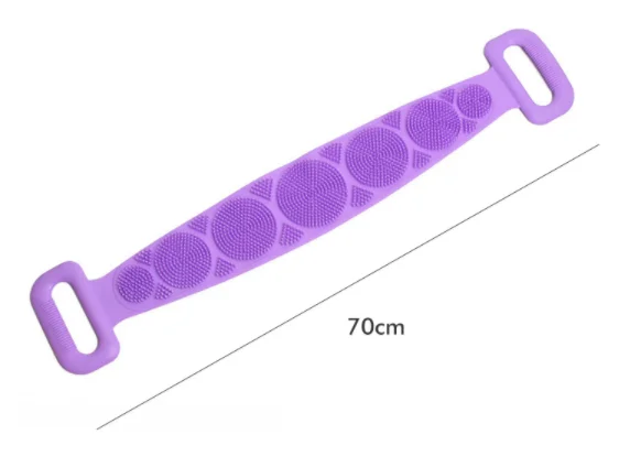 Silicone Bath Towel Body Brush  for Shower Silicone Body Scrubber for Men and Women,Silicone Bath Body Brush