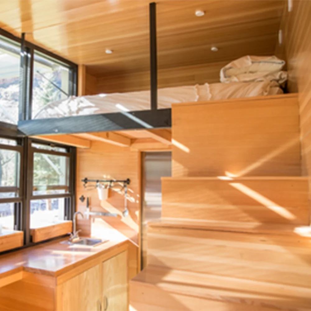 Economic New Smart Electric Caravan Travel Trailer with Camper and Kitchen RV Camping for Sale