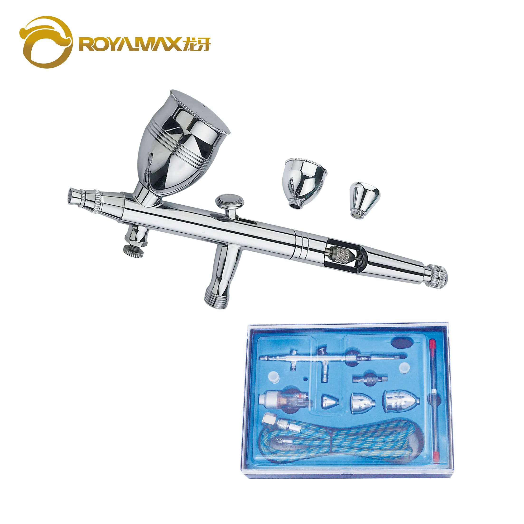 Royalmax картина Аэрограф AB-186K для макияжа, ногтей, нейл-арта, косметический набор