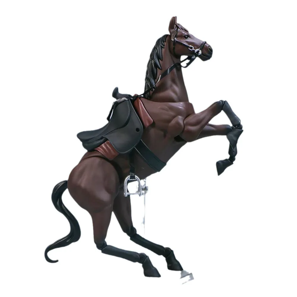 Figma White Horse White Tea/Brown Brown Horse Super Actinoy Model Horse Toy