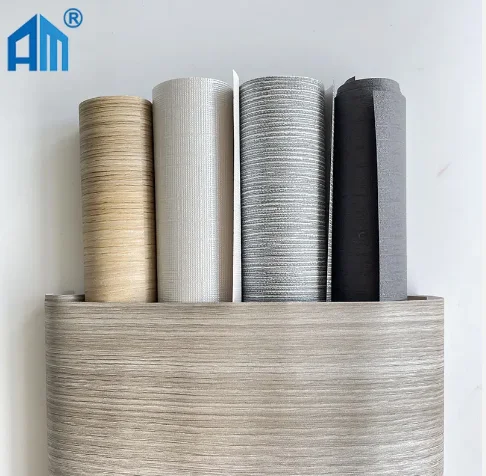 Aluminum foil Metalized Film Decorative Door Membrane Laminate Sheets for MDF Cabinets